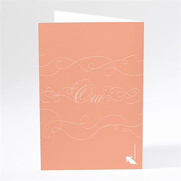 Menu mariage joli retro vintage - Dos du menu