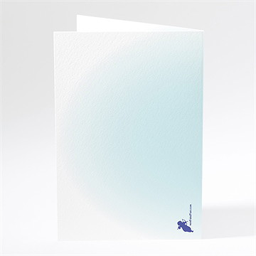 Menu mariage le gâteau des mariés - Dos du menu