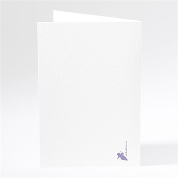 Menu mariage photo polaroid - Dos du menu