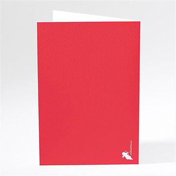 Menu mariage la mélodie du bonheur - Dos du menu