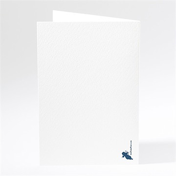 Menu mariage jeu de typographies - Dos du menu