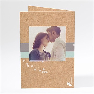 Menu mariage petite cocotte - Dos du menu