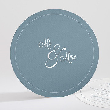 Faire-part mariage mr & mme