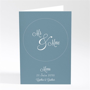 Menu mariage mr & mme