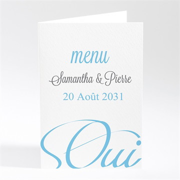 Menu mariage l'union