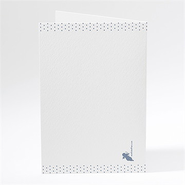 Menu mariage origami original - Dos du menu