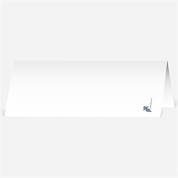 Marque-place mariage origami original - Dos du marque-place