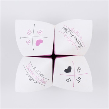 Faire-part mariage multi facettes