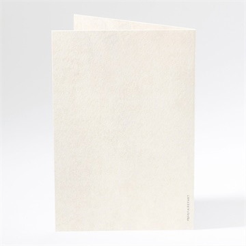 Menu mariage multi facettes - Dos du menu