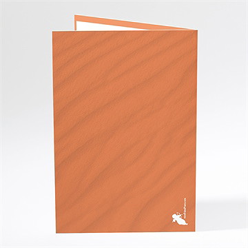 Menu mariage note partie de tennis - Dos du menu