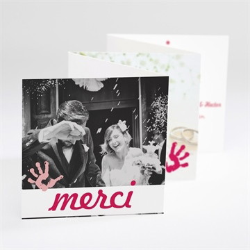 Remerciement mariage un air de vacances