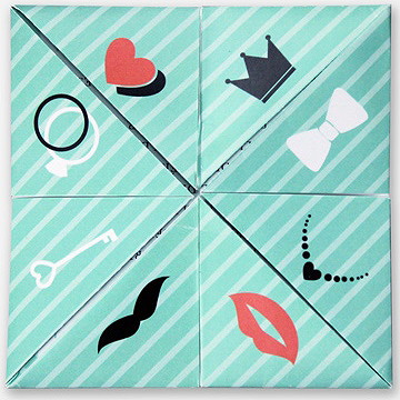 Faire-part mariage coeurs roses photo - Vue intérieure