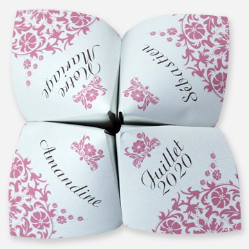 Faire-part mariage motifs baroques