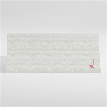 Marque-place mariage motifs baroques - Dos du marque-place