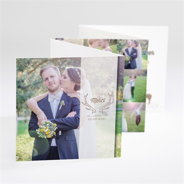 Remerciement mariage le cerf