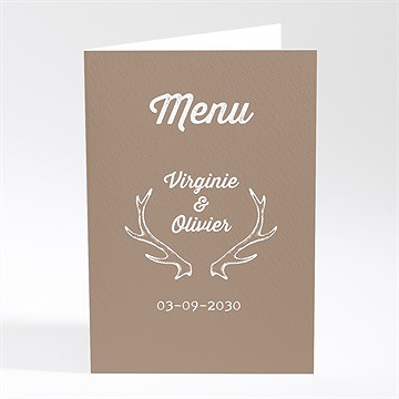 Menu mariage le cerf