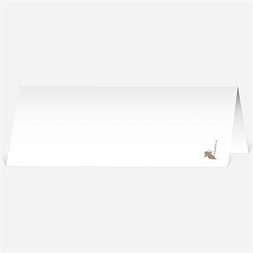 Marque-place mariage le cerf - Dos du marque-place