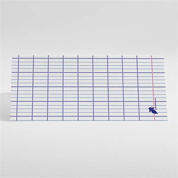 Marque-place mariage les écoliers - Dos du marque-place