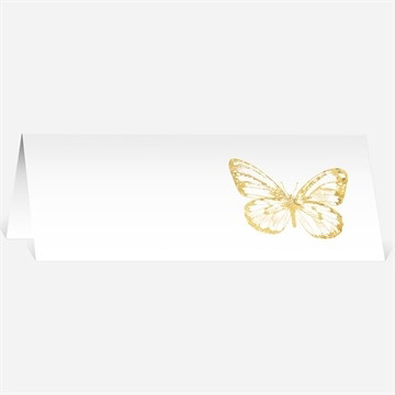 Marque-place mariage papillon original