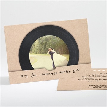 Remerciement mariage notre mélodie