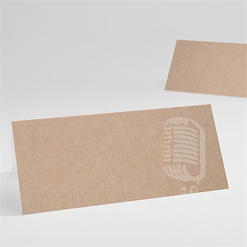 Marque-place mariage notre mélodie