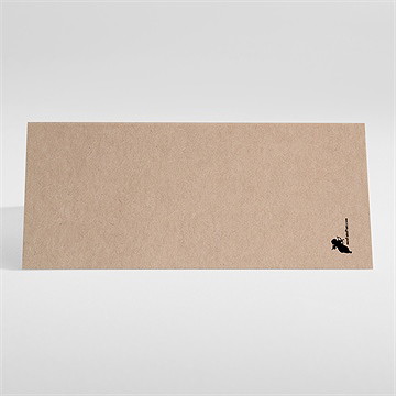 Marque-place mariage notre mélodie - Dos du marque-place