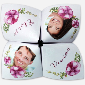 Faire-part mariage belle romance