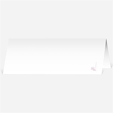 Marque-place mariage belle romance - Dos du marque-place