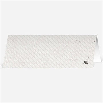 Marque-place mariage photo couleurs vintage - Dos du marque-place