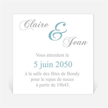 Carton d'invitation mariage l'élégance en photos