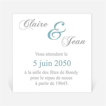 Carton d'invitation mariage l'élégance en photos