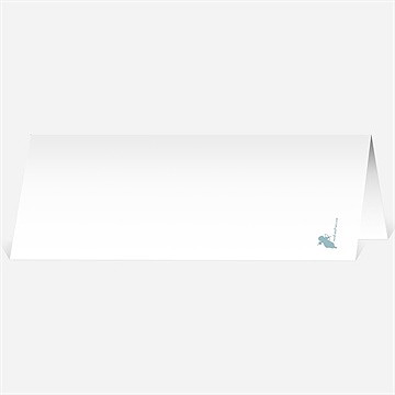 Marque-place mariage l'élégance en photos - Dos du marque-place