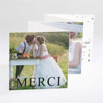 Remerciement mariage alliances scintillantes