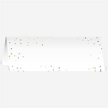 Marque-place mariage alliances scintillantes