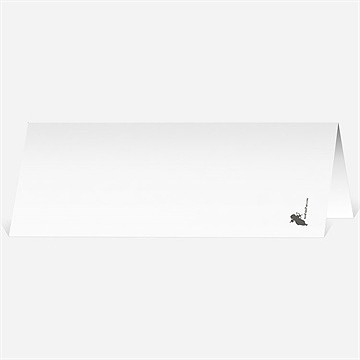 Marque-place mariage en tongs ! - Dos du marque-place