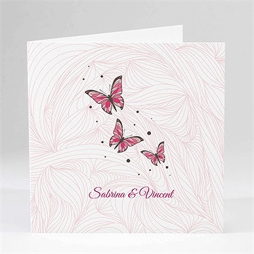 Faire-part mariage notre métamorphose