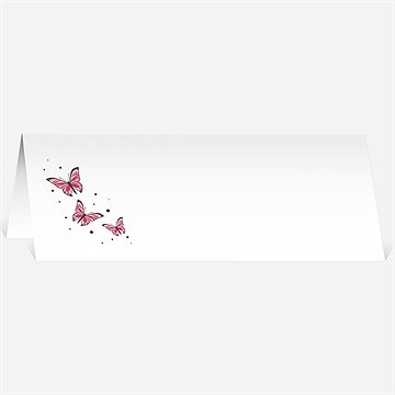 Marque-place mariage notre métamorphose