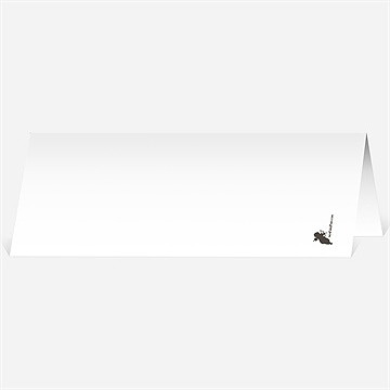 Marque-place mariage notre métamorphose - Dos du marque-place