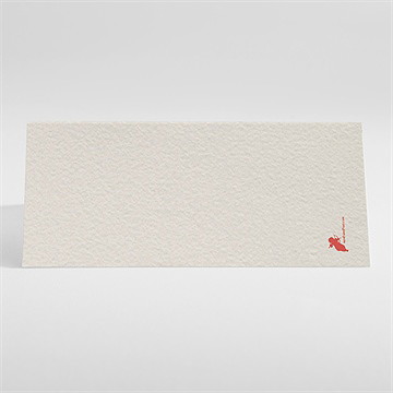 Marque-place mariage nos tropiques - Dos du marque-place