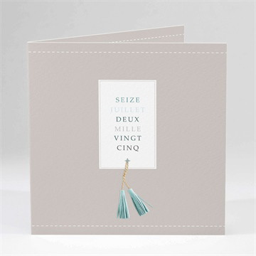 Faire-part mariage couleur taupe