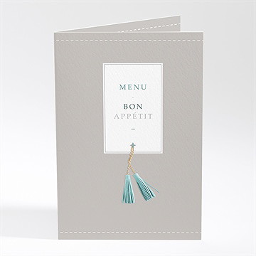 Menu mariage couleur taupe