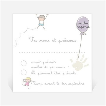 Carton réponse mariage pas trop tôt...