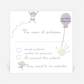 Carton réponse mariage pas trop tôt...