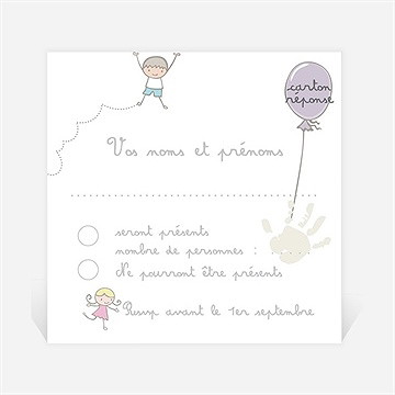 Carton réponse mariage pas trop tôt...