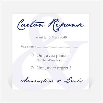 Carton réponse mariage in love