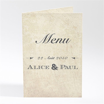 Menu mariage venez vous joindre à nous !