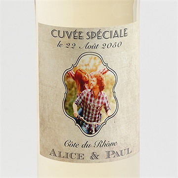 Etiquette de bouteille mariage venez vous joindre à nous !