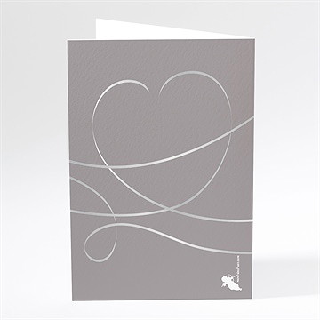 Menu mariage notre danse - Dos du menu