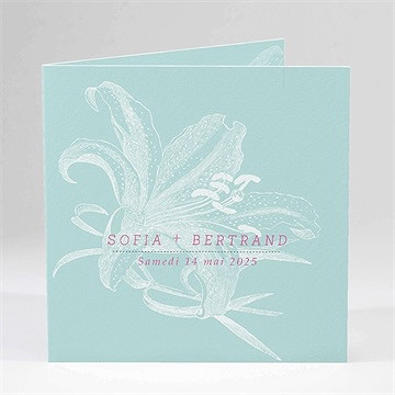 Faire-part mariage simple et chic