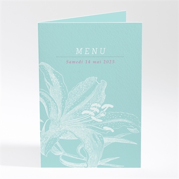 Menu mariage simple et chic